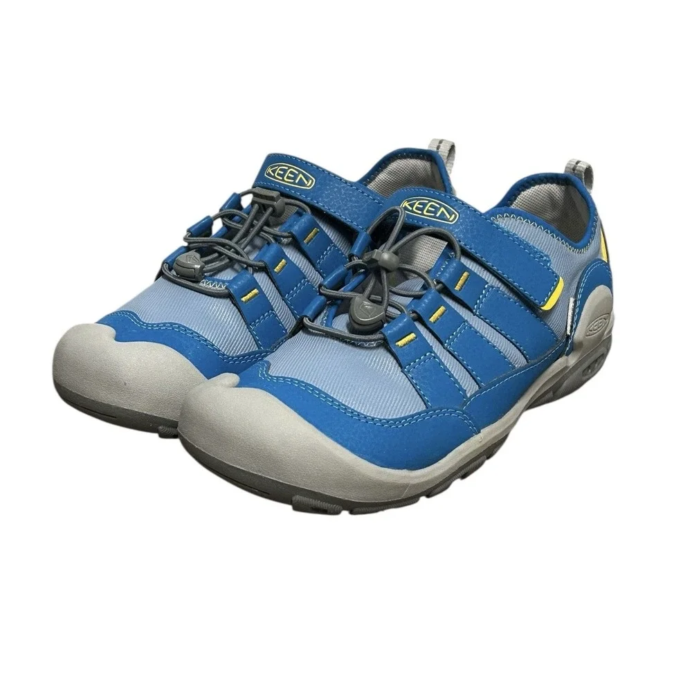 Keen Knotch Hollow Kids Youth Size 5 Shoes Outdoors Hiking Sneaker Washable Blue